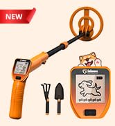 GoGonova Metal Detector, Adjustable 27.5” - 37.8” Metal Detector for Kids with LED Display, Light...