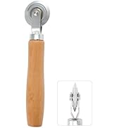 UCEC 0.5mm Cardboard Scoring Tool – Box Resizer Tool with Wooden Handle Metal Roller, Paper Scori...