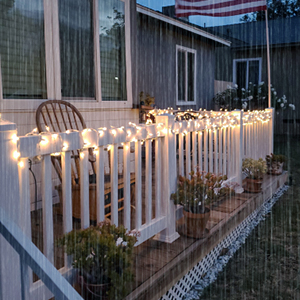 white string lights