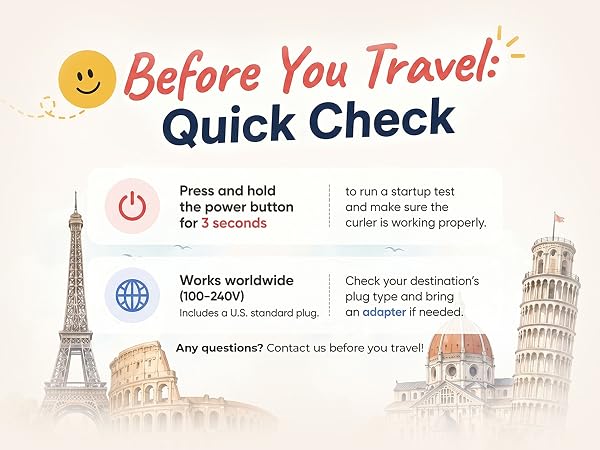 Before You Travel:Quick Check