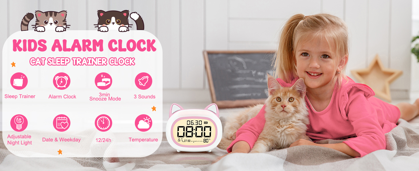 Digital Kids Alarm Clock
