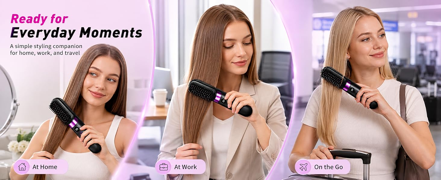 hair straightener comb