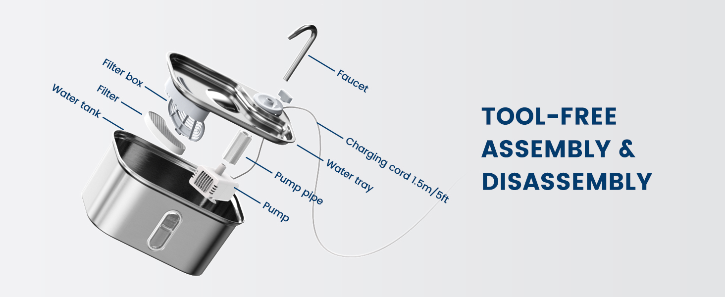 dog water dispenser stainless steel cat water fountain water dispenser stainless steel cat fountain