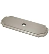khtumeware 10 Pack Backplate for Cabinet Knobs Brushed Satin Nickel Cabinet Hardware Knob Backpla...