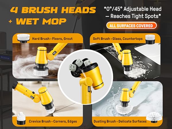 Cordless Cleaning Brush