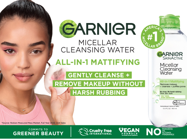 garnier micellar cleansing water all-in-1 mattifying 