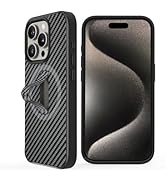 AUROX for iPhone 15 Pro Max Case with Invisible Stand [Compatible with MagSafe] Military-Grade Pr...