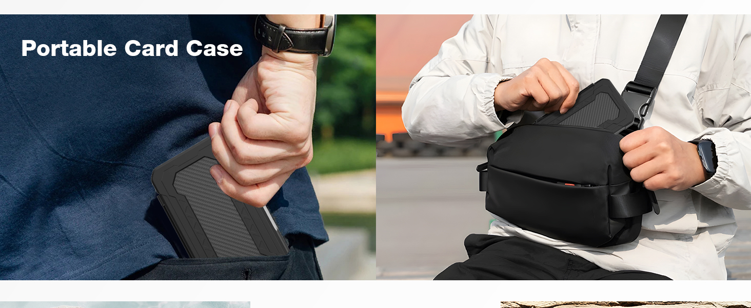 Game card case feature