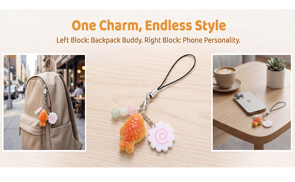 Fish Phone Charm