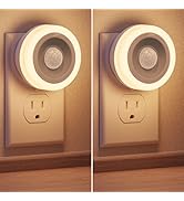 Briignite Motion Sensor Night Light, Night Lights Plug into Wall, Auto On/Off Motion Activation N...