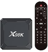 Sidiwen Android TV Box, X98K TV Box Android 2GB RAM 16GB ROM, RK3528A Quad-Core Dual Wi-Fi 2.4G/ ...