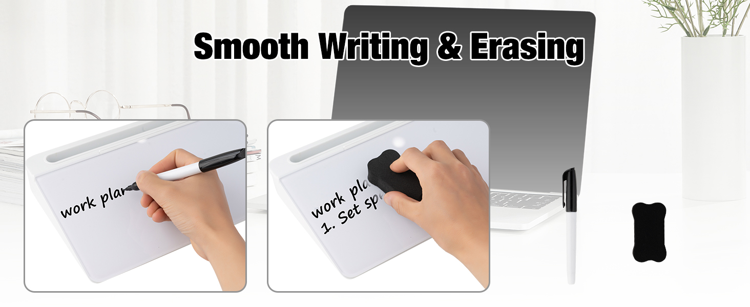 dry erase board with calculator
