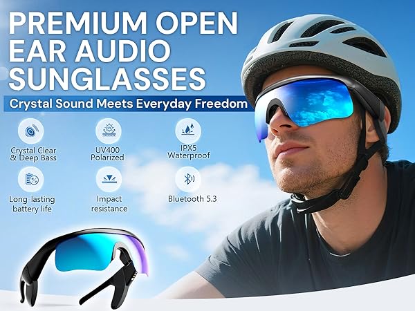 bluetooth sunglasses for men women