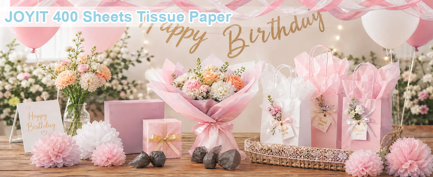 pink tissue paper