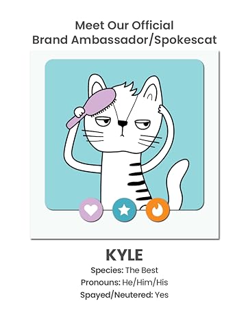 Meet our offical brand ambassador/spokescat, Kyle.