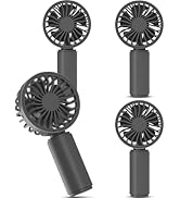 JODNO Mini Portable Handheld Fan 4-Pack, USB Rechargeable Battery Powered Small Personal Fan Desk...