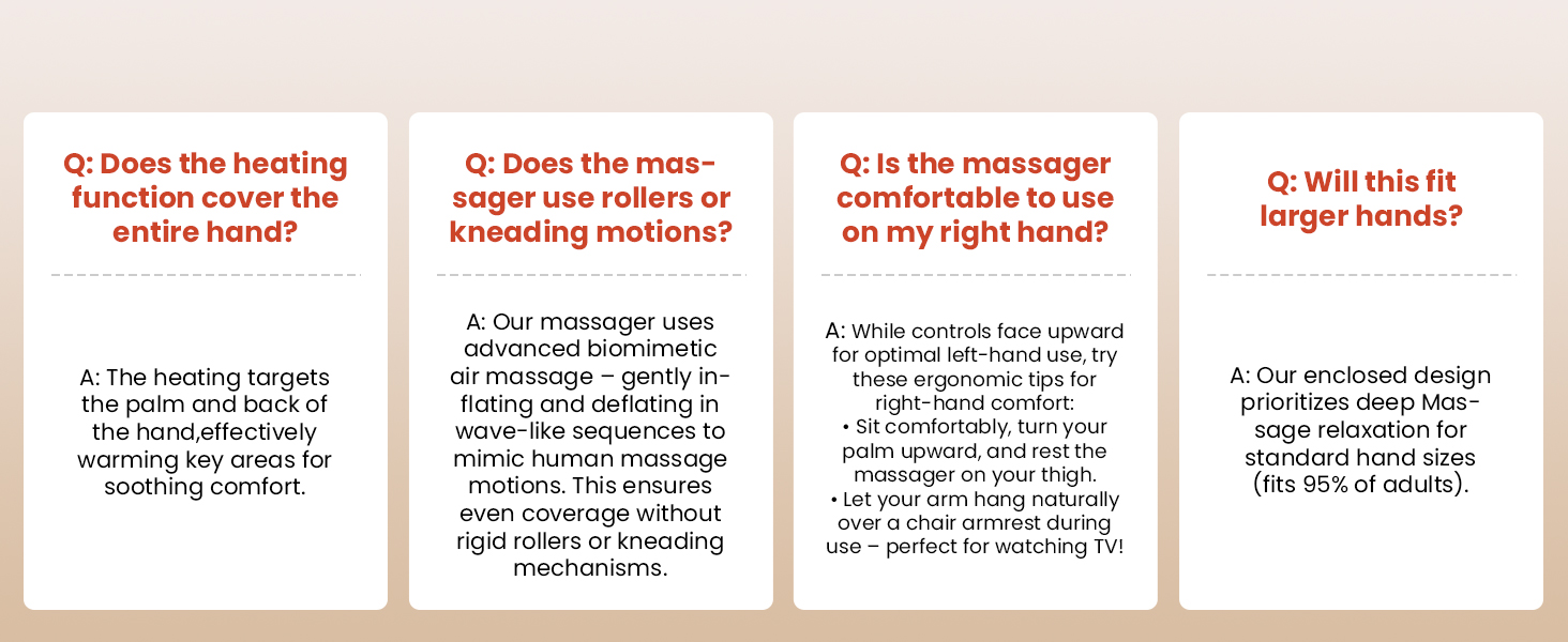 professional hand massager for arthritis and carpal tunnel with heat and compression UL certified