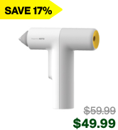 HOTO Glue Gun, Easyflow Hot Glue Gun with 40 Glue Sticks, Auto Dispensing, Fast Preheating Mini H...