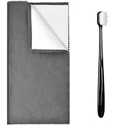 Syyflibb 1PCS Jewelry Cleaning Cloth, Silver Polishing Cloth Jewelry,1 PCS Ultra-Soft Brushes (Wa...