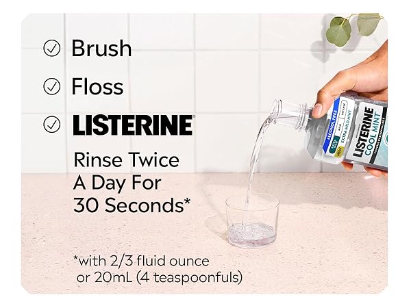 Brush, Floss, Listerine