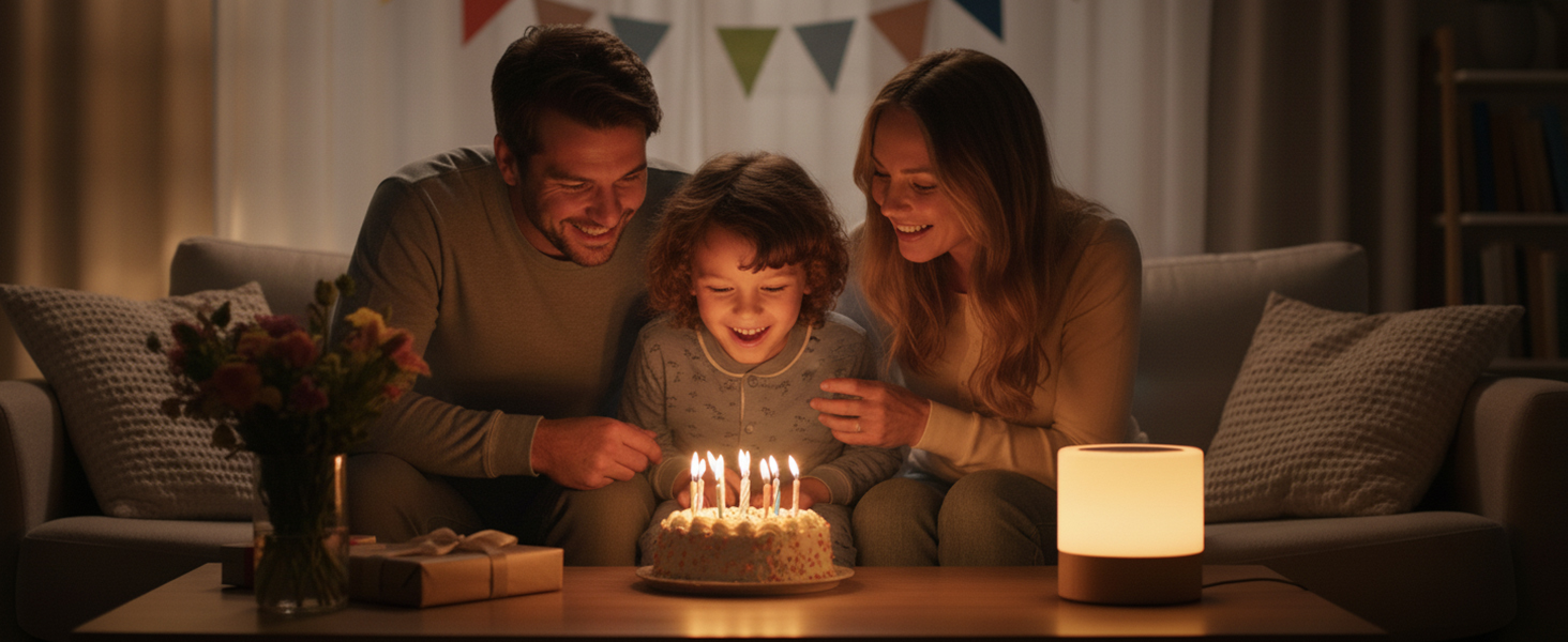 birthday lighting