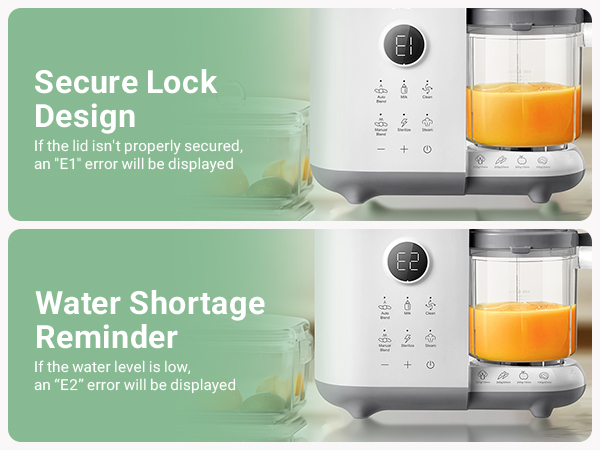 baby food maker steamer and blender