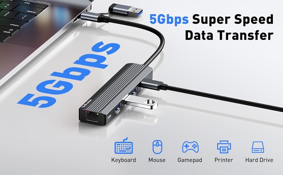 usb hub with ethernet