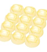 Aignis 12pcs Flameless LED Floating Candles, Ivory Rose Plastic Tealights Battery Operated, 120+ ...