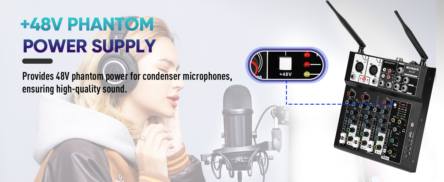 +48V PHANTOM POWER SUPPLY