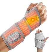 Cordless Wrist Heating Pad, Wrist Massager for Carpal Tunnel, Wrist Wrap for Pain Relief, Hand &amp; ...
