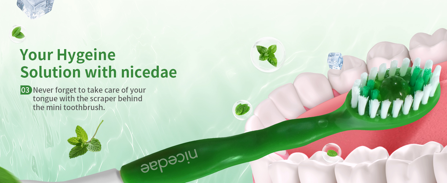 nicedae disposable toothbrushes with toothpaste