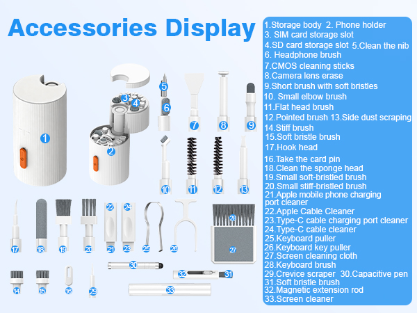 phone port cleaning kit cell phone cleaning kit