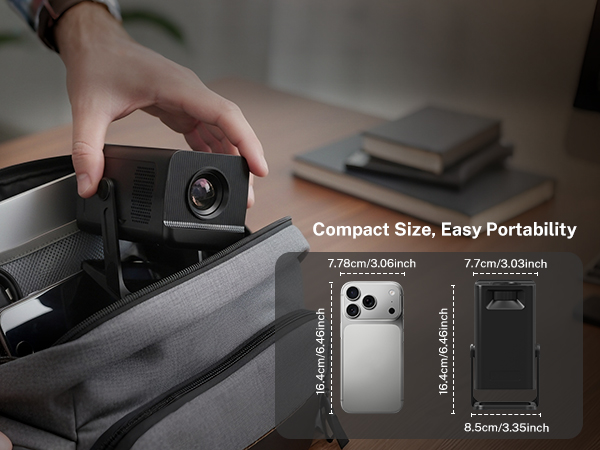 compact size and easy portability