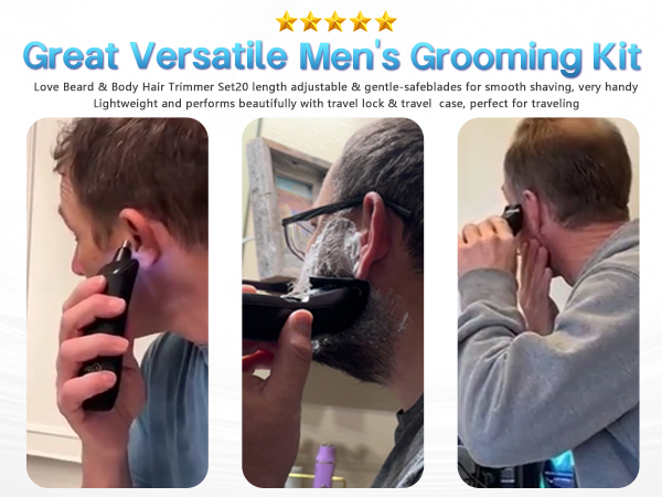 mens grooming kit for manscaping