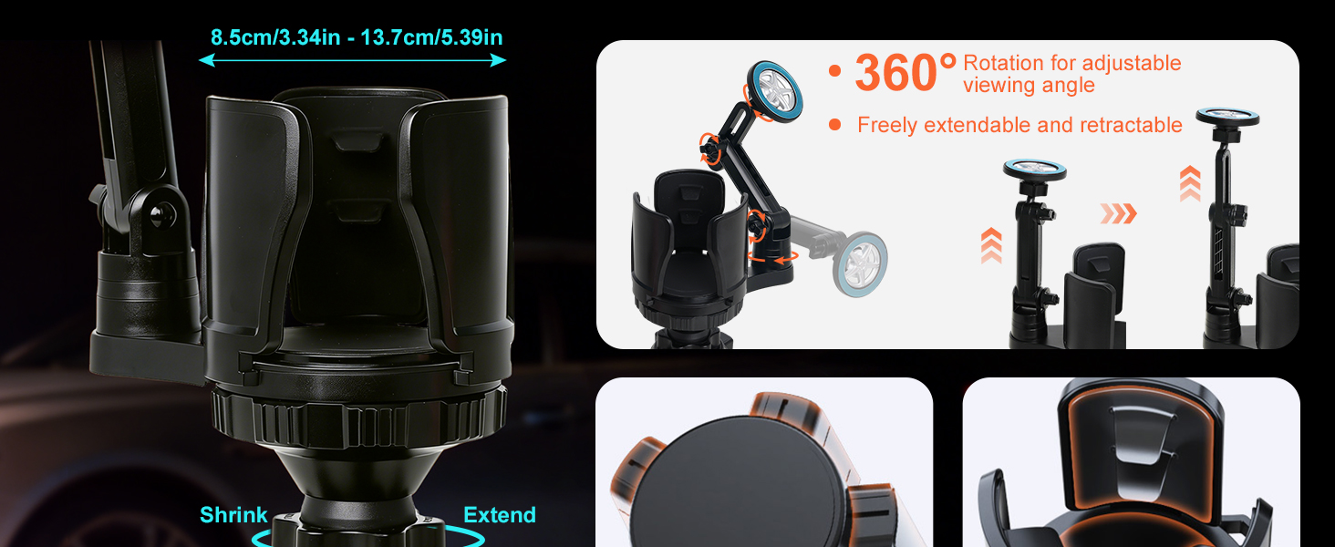 Car magnetic phone holder