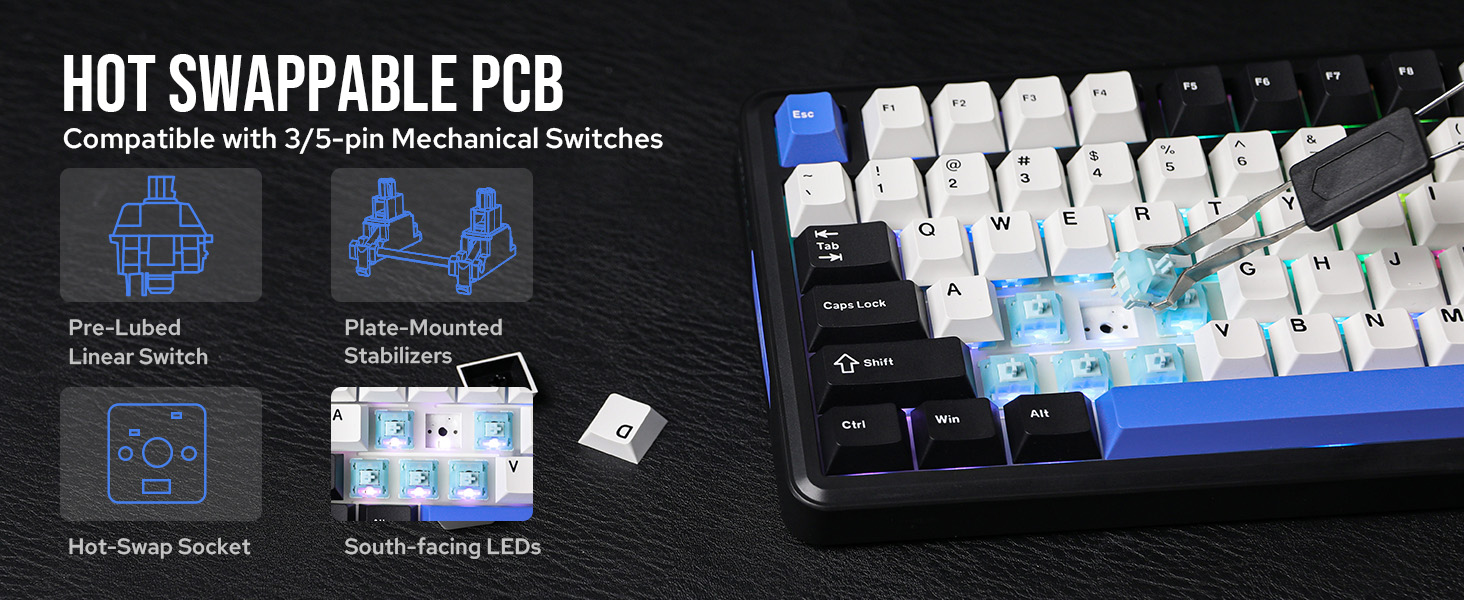 TH85 Wireless Gaming Keyboard