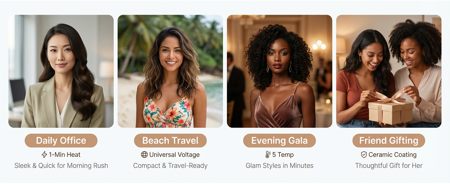 1/2 inch curling iron long barrel