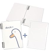 elephtree Spiral Notebook, Refillable Notebook and Filler Paper Set Total 120 Sheets, Notebooks C...