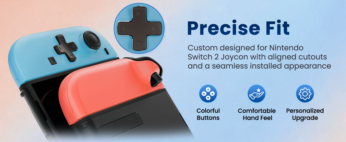 Shell (D-Pad Version) with Buttons for Joycon 2
