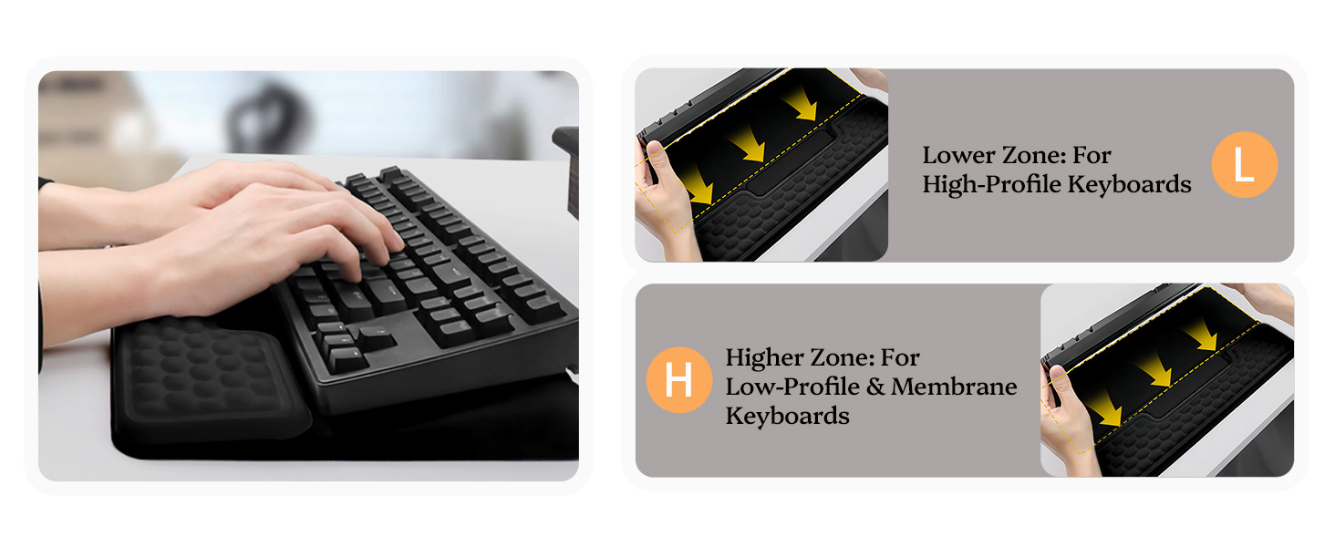 wrist support for keyboard