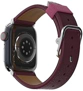 OtterBox Symmetry Cactus Leather Watch Band for Apple Watch Series 7/8/9 38/40/41mm Juniper SPRIG...