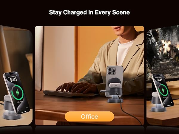 3 in 1 Wireless Charging Station