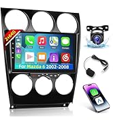 2+64G Car Radio for Mazda 6 2002-2008 - Wireless Carplay &amp; Android Auto - 9 Inch Android 13 Stere...
