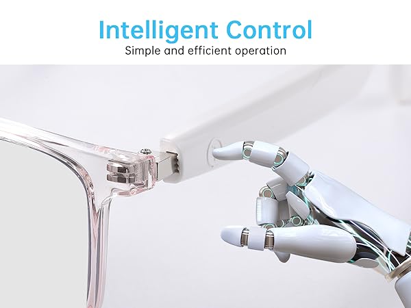 smart glasses with blue light filter
