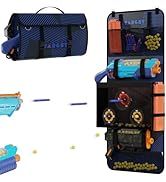 Target Multi-Function Toy Gun Storage and Practice Target, Wall or Door Organizer for Blaster Gun...