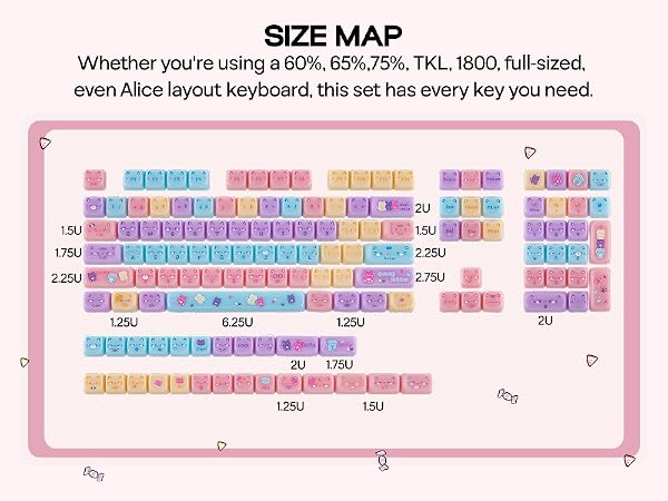 Meow Pudding Keycaps