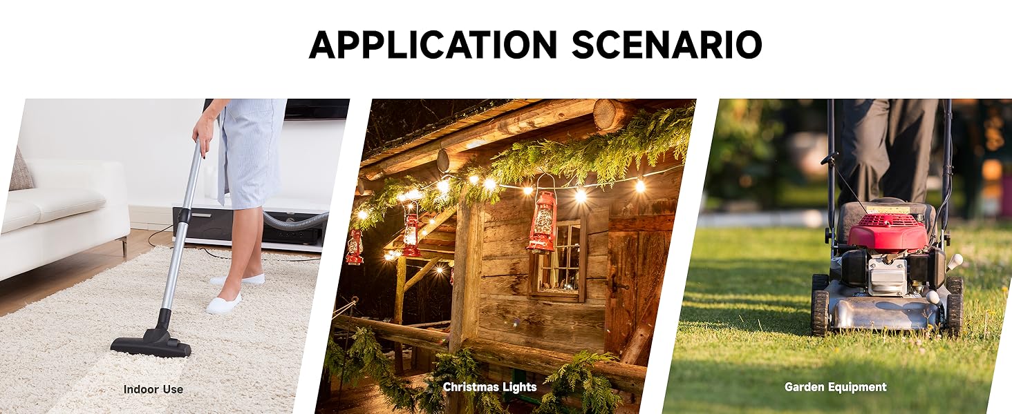 heavy duty power cord 12 gauge