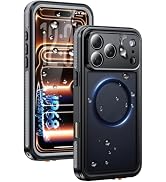 Oterkin for iPhone 17 Pro Max Case Waterproof, Translucent Matte [Compatible with Magsafe][Built-...