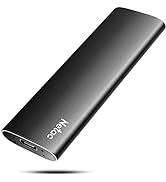Netac 250GB Portable SSD USB 3.2 Gen 2 (10 Gbps, Type-C) External Solid State Drive Backup Slim P...