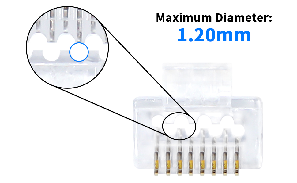 rj45 connectors rj45 pass through connector ethernet connector rj45 cat6 pass through connectors